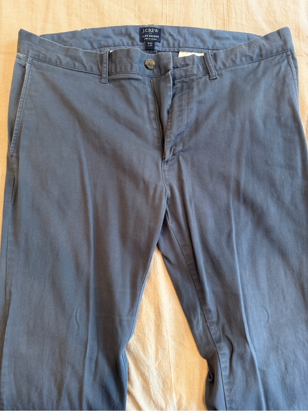 J. Crew Men's Dark Navy Slim Chinos